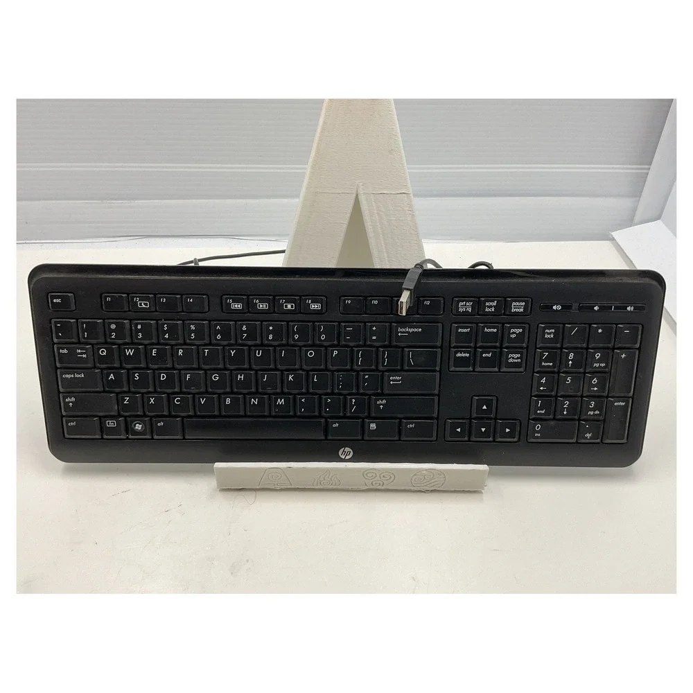 HP Wired USB Keyboard‎ Model KB-0630 Black